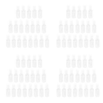 80 VNT 30 ml (1Oz) skaidrus plastikinis rūko purškimo buteliukas, skaidrus kelioninis butelis, nešiojamas pakartotinai užpildomas purškiamo purkštuvo butelis