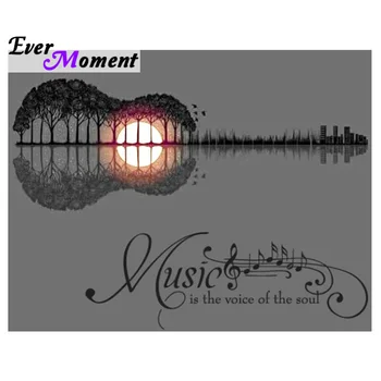 Ever Moment Music is the Voice of the Soul by Jutta Diamond Painting DIY Cross Stitch Diamond Embroidery ASF928