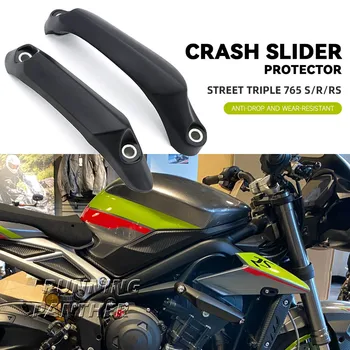NEW FOR Street Triple 765S 765R 765RS Motociklų variklio apsauga Crash Frame Slider Falling Protector Cover Kit