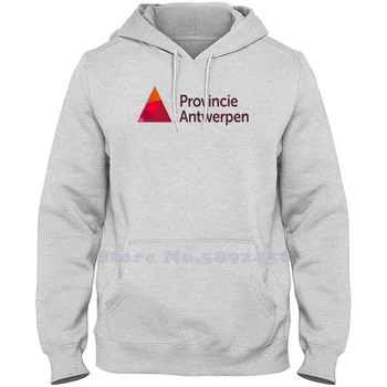 Provincie Antwerpen Unisex Clothing 2023 džemperis Atspausdintas prekės ženklo logotipas Grafinis gobtuvas