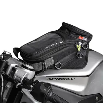 Stiprus magnetinis motociklo bako krepšys Vyrai motociklų balnelis Vieno krepšio jutiklinis ekranas telefonui Didelė talpa