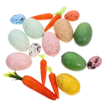 1 Dekoratyvinių putų rinkinys Velykų kiaušinis Velykų morkų papuošalai Velykų putos Kiaušinių dekoravimo vakarėlis Palankumas