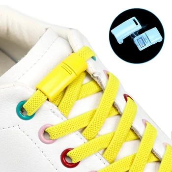 1 Pora be kaklaraiščio Batų raišteliai sportbačiams Spalvoti magnetiniai batų raišteliai Užraktas Elastinis batų raištelis Plokščias paprastas montavimas Metalinis mygtukas