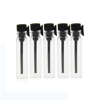 10vnt/lot. 1ML Mini stikliniai kvepalų buteliukai Parfum mėginio buteliukas Laboratorinis testeris Tuščias kvepalų vamzdelio bandomasis buteliukas #246897