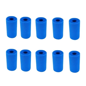10vnt putplasčio filtro kempinė A tipo daugkartinio naudojimo plaunamam baseinui akvariumo filtrų priedai