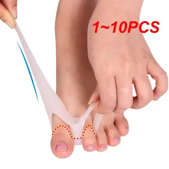 1~10PCS =Silikono gelis Buniono pirštų separatoriaus barstytuvas palengvina skausmą Pėdos Hallux Valgus korekcijos masažo pedikiūro įrankiai