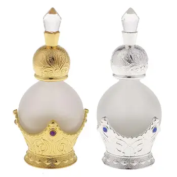 2/3/5 15ml Vintage Glass Empty Perfume Spray Bottle Purškiklis Purškiamas auksas