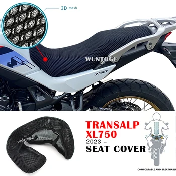 2023 Transalp XL 750 priedai Motociklo sėdynių užvalkalas Honda Transalp XL750 2023 Seat Protect Cushion 3D Airflow Seat Cover