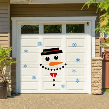 2024 garažo durų dekoro magnetai Sniego senio dekoro lipdukai Automobilio magnetas Dekoro šaldytuvo lipdukas šaldytuvui Pagrindinis Kalėdų atostogos