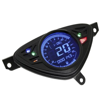 4X motociklų greičio matuoklis su spalvotu LCD temperatūros alyvos matuokliu reguliuojamas odometras Yamaha Mio