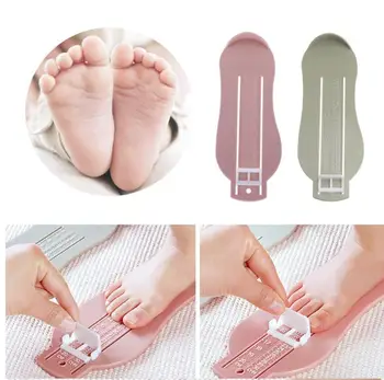 7 spalvos Vaiko kūdikio pėdos matavimo matuoklis Batai Dydis Matavimo liniuotės įrankis Galimas ABS kūdikio automobilio reguliuojamas diapazonas 0-20cm dydis