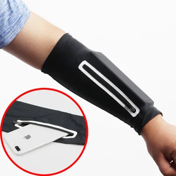 Apsaugos nuo saulės apyrankės riešo krepšys Unisex trumpos rankos šildytuvas mobiliojo telefono ištiestos rankos krepšys Bėgimas Jojimo riešo krepšys Alkūnės pagalvėlės