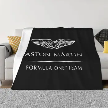 Aston Martin F1 antklodės vilna visą sezoną Formula One nešiojamos šiltos mėtymo antklodės sofos lauko patalynės metimams