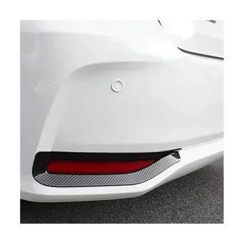 Automobilio anglies pluošto galinės uodegos rūko žibinto rėmo dangtelio apdaila Toyota Corolla Sedanui 2019-2020