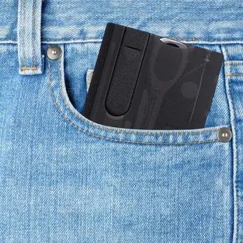 Avarinio išgyvenimo įrankis 8Pcs Unikalūs nešiojami efektyvūs kreditinės kortelės daugiafunkciniai išgyvenimo įrankiai stovyklavimui