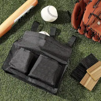 Beisbolo softbolo teisėjo krepšys Beisbolo įranga Laikymo krepšys Šoninis diržas Oksfordo didelių įrankių audinio krepšys Laikymo Umpire krepšys Softb F5S8