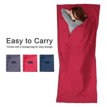 Camping Sleeping Bag Liner Itin lengvas lapas Kelioninis krepšys nešiojamas kvėpuojantis šiltas maišas Stovyklos krepšys Įdėklas stovyklavimui lauke