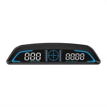 Car Head Up Display Universalus GPS spidometras Skaitmeninis automobilio head-up ekranas GPS priekinio stiklo projekcijos spidometras su didesniu greičiu