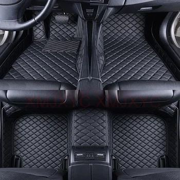 Custom 3D automobilių grindų kilimėliai Mercedes Benz ML klasei W166 2012-2016 W164 G klasė W463 GLK Interjero aksesuarai Dirbtinė oda