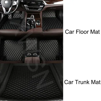 Custom Car Floor Mat for Bentley Continental GT 2012-2017 Mulsanne Bentayga Interior Accessories Car Trunk Mat