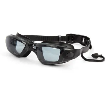 Didmeniniai suaugusiųjų plaukimo akiniai Trumparegystė Plaukimo akiniai nuo rūko Silikoniniai vandeniui atsparūs reikmenys Galvanizuoti