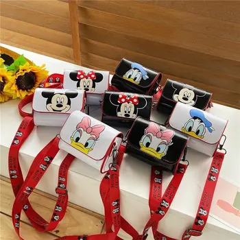 Disney animacinis filmas Minnie Mickey daugiafunkcis pečių krepšys lauko monetų piniginės vaikams Draugės dovana