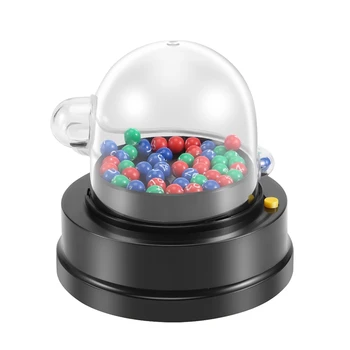 Elektrinis Laimingas loterijos žaislų skaičių rinkimo aparatas Mini loterijos žaidimai Shake Lucky Ball pramogos Stalo žaidimai Vakarėlių žaidimai