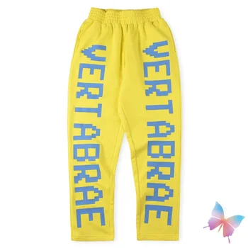 Europe United States Trend Vertabrae Sports Pants Multi Color Classic Three-Dimensional Letter Pattern Autumn Winter Sweatpants