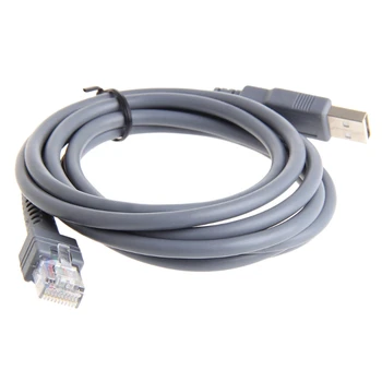 F3KE 200cm 6.56FT USB duomenų kabelis simbolių brūkšninių kodų skaitytuvui LS1203 LS2208 LS4008I LS4208 LS3008 CBA-U01-S07ZAR