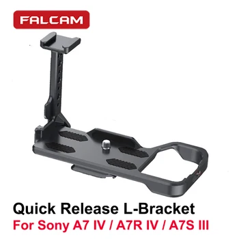 FALCAM F22&F38 greito atleidimo L laikiklio plokštelės rankena su šaltais batais Sony A7M4 A7S3 kamerai 2976