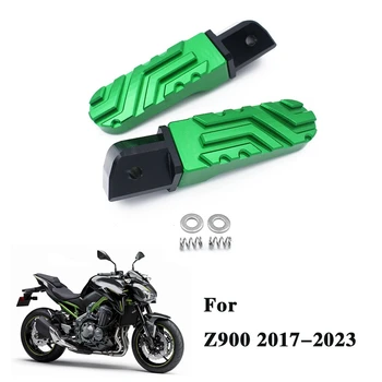 Galinis keleivio pėdos kaištis Kojų atramos pedalai Aliuminio lydinio motociklų priedai Kawasaki Z900 Z650 2017-2023 Z750 Z800