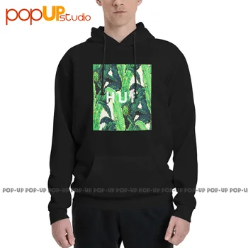 Huf Worldwide Foliage Box 01 Džemperiai su gobtuvu Džemperiai su gobtuvais Pop madingi visi atitikmenys Aukšta kokybė