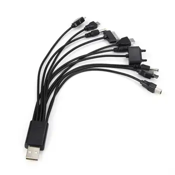in 1 USB duomenų perdavimo kabelis daugiafunkcis universalus kelių kontaktų kabelio duomenų laidas KG90 adapteriui telefono planšetiniam kompiuteriui