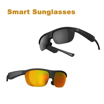Išmanieji akiniai Ausinės Belaidės su Bluetooth suderinamos 5.3 Skambinimas laisvų rankų įranga Muzikos garsas Akiniai nuo saulės HD Atsparus vandeniui