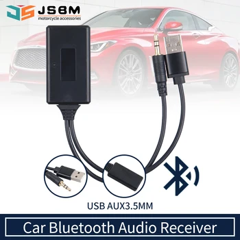 JSBM Car Wireless Bluetooth 5.0 modulis USB 3.5MM AUX Media Music Player garso kabelis Pagalbinis adapteris skirtas BMW E90 E91 E92 E93