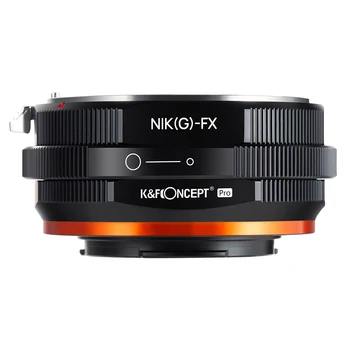 K&F Concept Naujas fotoaparato objektyvų adapterio žiedas Nikon AI G AF-S objektyvui į Fuji FX montavimo korpusą NIK(G)-FX PRO Priedų keitimas