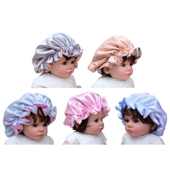 Kids Hat Elastic Flower Blossom Baby Sleeping Cap Hair Accessory Dropship