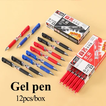 KNOW Ink Gel/Neutral Pens Black/Red/Blue 0.3/0.38/0.5/0.7/1.0mm Refills Gel Ink Pen Writing/Learning Stationery Supplies Unisex