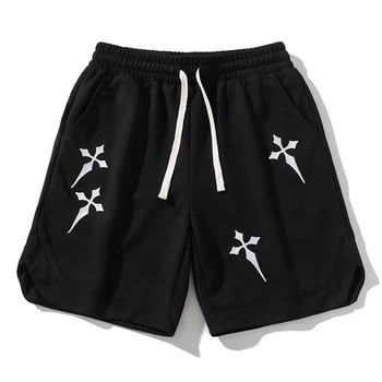 LACIBLE Summer Simple Drawstring Shorts 2023 Naujo stiliaus laisvos laisvalaikio trumpos kelnės Vyrai Moterys Lauke Dviračių šortai Sportiniai šortai
