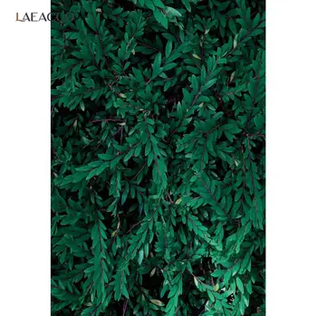Laeacco žalieji augalai palieka fotografiją Fonas Namų vakarėlio dekoravimas Kūdikio dušas Fotozonas Foto fonas Foto studijai