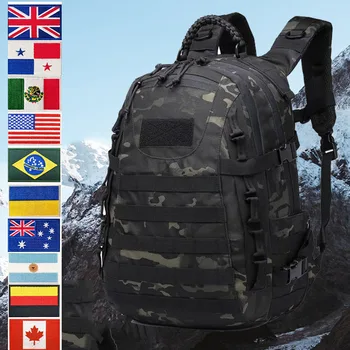 Lauko žygiai Taktinis kamufliažas Žmogus Karinė armija Molle Rucksack Lauko kempingas Trekking Žygiai Medžioklė Laipiojimo krepšys Mochila