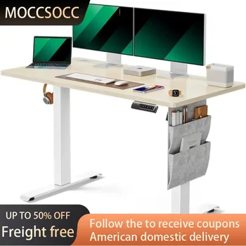 Mesa Gamer stalas, skirtas kompiuteriui Stand Up Desk for Home Office Computer Desk Memory Preset with Headphone Hook Freight Free Gaming Tables