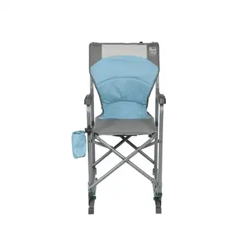 Mulberry Bounce kempingo kėdė, mėlyna ir pilka, suaugusiųjų naudojimas, 22 svarai