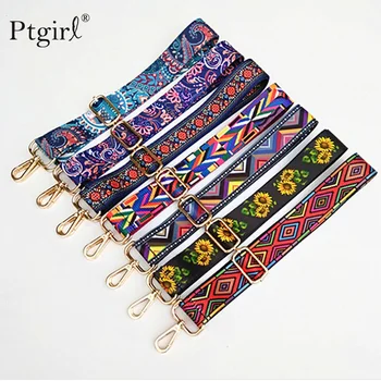 nailono spalvos diržų krepšiai Dirželių priedai moterims PTgirl Madinga reguliuojama rankinė per petį Dirželis dekoratyviniai aksesuarai Krepšiai
