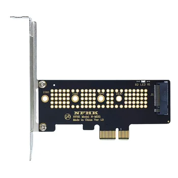 NVMe PCIe M.2 NGFF SSD į PCIe X1 adapterio kortelė PCIe X1 į M.2 Kortelės palaikymas 2230 2242 2260 2280 Dydis NVMe M.2