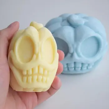 Pasidaryk pats dervos liejimo kaukolės formos silikoninės formos silikoninės formos molio menams 