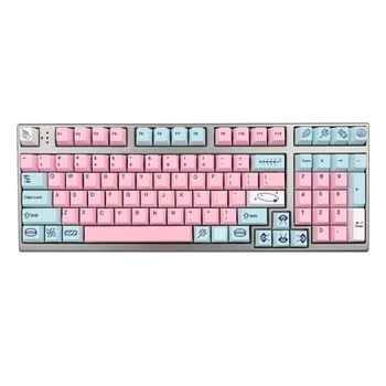 Pasidaryk pats klaviatūra Sweet Girl Acis House 137 Keycap PBT Dye Sub for Cherry MX Switches Drop Shipping