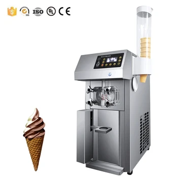 PBOBP didmeninės prekybos prekystalis 1 skonio minkštų ledų gaminimo mašina komercinė vaisių ledų gaminimo mašina