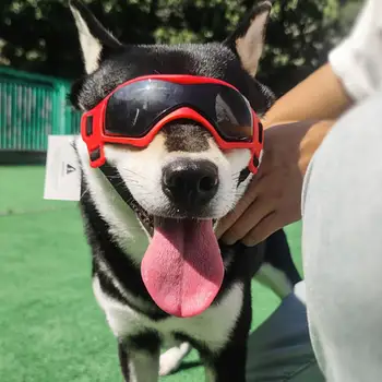 Pet akiniai nuo saulės Madingi anti-ultravioletiniai itin lengvi akių apsauga Šunų akiniai lauko šunų aksesuarų apsaugai