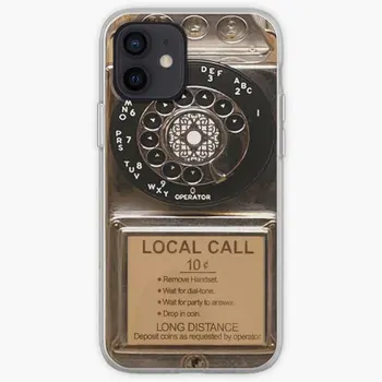 Phone Antique Rotary Dial Pay Phone Case, pritaikomas iPhone 6 6S 7 8 Plus 11 12 13 14 Pro Max Mini X XS XR Max